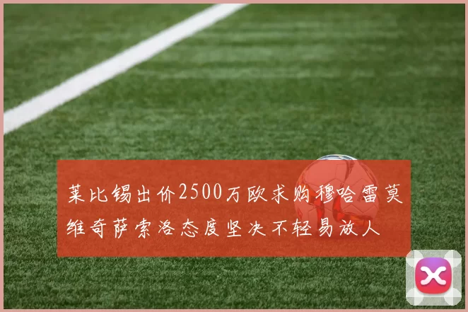 莱比锡出价2500万欧求购穆哈雷莫维奇萨索洛态度坚决不轻易放人
